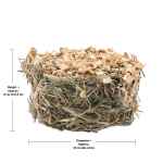 Picture of LIVING WORLD GREEN BOTANICALS HAY CAKE with Parsnip - 2.6oz/75g