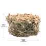 Picture of LIVING WORLD GREEN BOTANICALS HAY CAKE with Parsnip - 2.6oz/75g