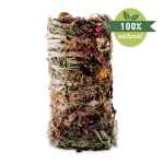 Picture of LIVING WORLD GREEN BOTANICALS HAY BALE with Flowers - 7oz/200g