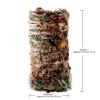 Picture of LIVING WORLD GREEN BOTANICALS HAY BALE with Flowers - 7oz/200g