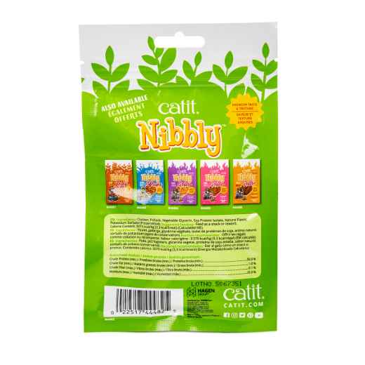 Picture of CATIT NIBBLY JERKY FELINE TREAT Chicken & Fish - 1oz/30g