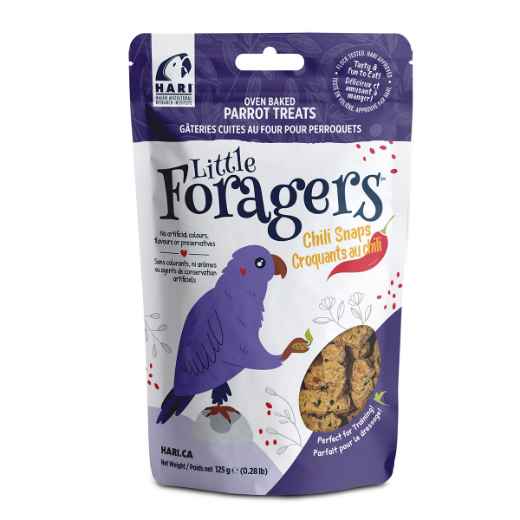 Picture of AVIAN HARI LITTLE FORAGERS PARROT TREAT Chili Snaps - 125g/0.28lb