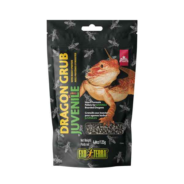 Picture of EXO TERRA DRAGON GRUB PELLETS for JUVENILE BEARDED DRAGONS - 4.4oz/125g