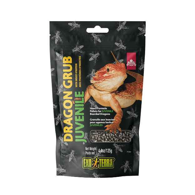 Picture of EXO TERRA DRAGON GRUB PELLETS for JUVENILE BEARDED DRAGONS - 4.4oz/125g