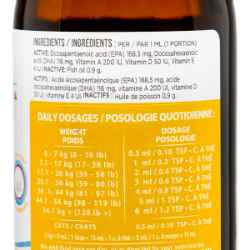 Picture of UBAVET UBAMEG OMEGA 3 FATTY ACID LIQUID - 237ml