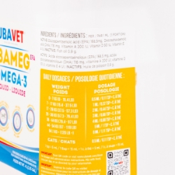 Picture of UBAVET UBAMEG OMEGA 3 FATTY ACID LIQUID - 3.79L