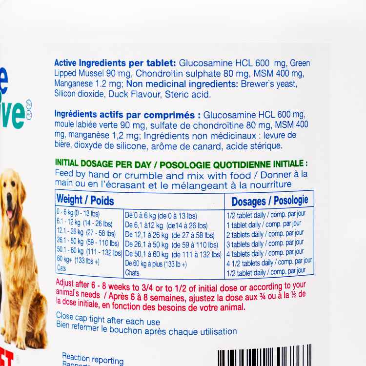 Picture of UBAVET REVIVE ACTIVE JOINT CARE CHEWABLE TABS - 300ct