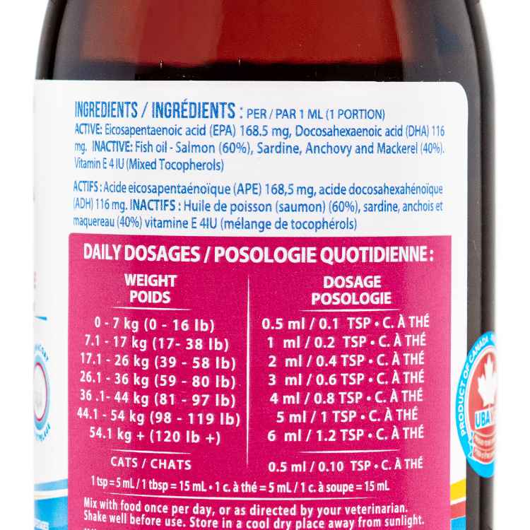 Picture of UBAVET UBAMEG EFA OMEGA 3 4 BLEND LIQUID - 250ml