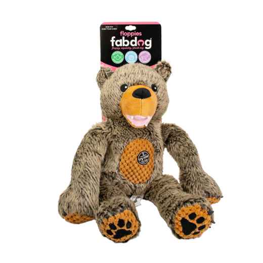 Picture of TOY DOG FABDOG Floppy Grizzly Bear - Large