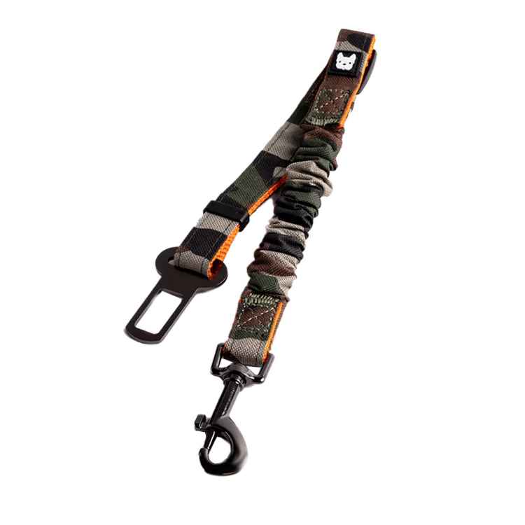 Picture of LEAD CANINE POPLIN CAR BUCKLE Adjustable Elastic Camo Print - 19-25in
