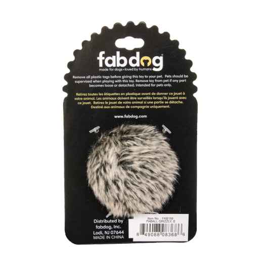 Picture of TOY DOG FABDOG Faball Grizzly Bear - Small