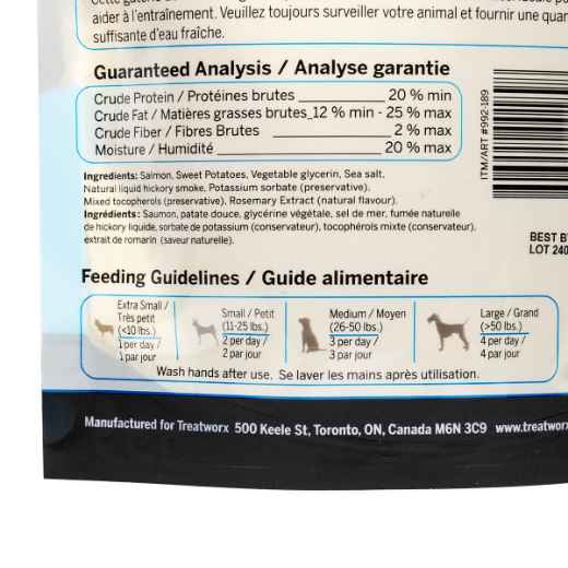 Picture of TREAT CANINE TREATWORX Salmon Jerky - 8oz/227g