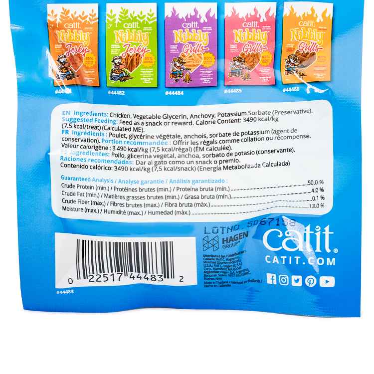 Picture of CATIT NIBBLY WRAPS FELINE TREAT Chicken & Fish - 1oz/30g