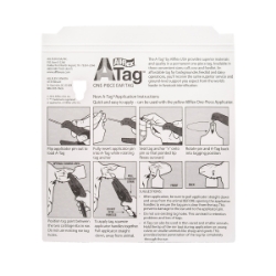 Picture of ALLFLEX  A-TAG COW one piece YELLOW BLANK - 25/bag