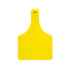 Picture of ALLFLEX  A-TAG COW V2 one piece YELLOW BLANK - 25/bag