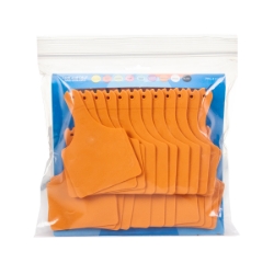 Picture of ALLFLEX  A-TAG COW one piece ORANGE BLANK - 25/bag