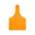 Picture of ALLFLEX  A-TAG COW V2 one piece ORANGE BLANK - 25/bag