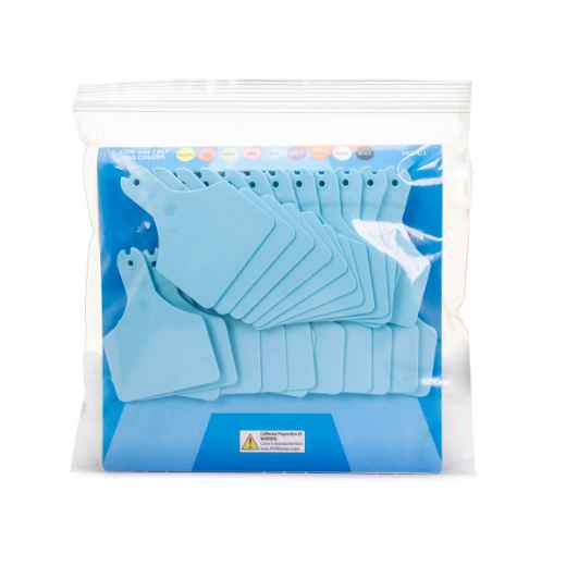 Picture of ALLFLEX  A-TAG CALF V2 one piece BLUE BLANK - 25/bag