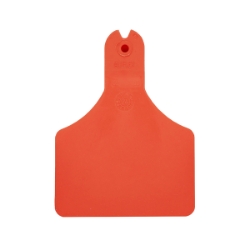 Picture of ALLFLEX  A-TAG CALF one piece RED BLANK - 25/bag