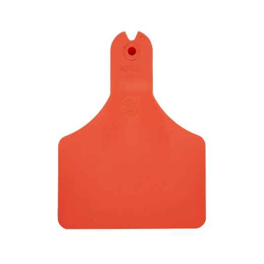 Picture of ALLFLEX  A-TAG CALF V2 one piece RED BLANK - 25/bag