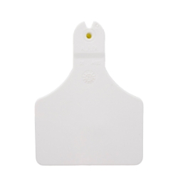 Picture of ALLFLEX  A-TAG CALF one piece WHITE BLANK - 25/bag
