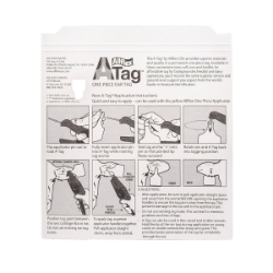 Picture of ALLFLEX  A-TAG CALF one piece PURPLE BLANK - 25/bag
