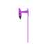 Picture of ALLFLEX  A-TAG CALF V2 one piece PURPLE BLANK - 25/bag