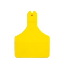 Picture of ALLFLEX  A-TAG CALF one piece YELLOW BLANK - 25/bag