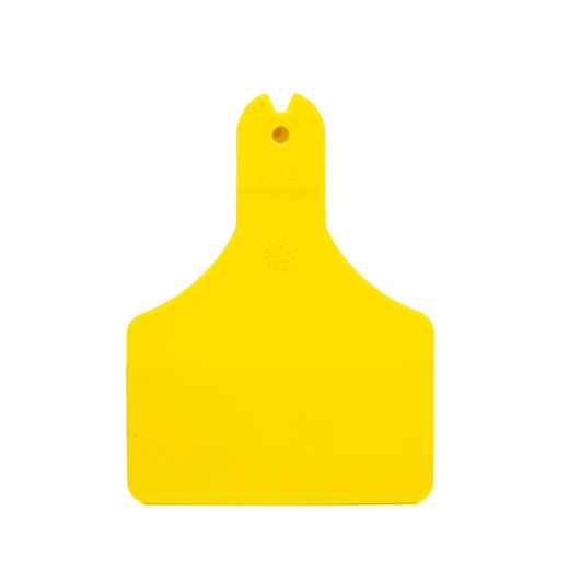 Picture of ALLFLEX  A-TAG CALF V2 one piece YELLOW BLANK - 25/bag