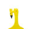 Picture of ALLFLEX  A-TAG FEEDLOT V2 one piece YELLOW BLANK - 50/bag