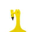Picture of ALLFLEX  A-TAG FEEDLOT V2 one piece YELLOW BLANK - 50/bag