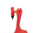 Picture of ALLFLEX  A-TAG FEEDLOT V2 one piece RED BLANK - 50/bag