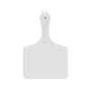 Picture of ALLFLEX  A-TAG FEEDLOT one piece WHITE BLANK - 50/bag