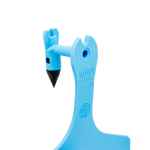 Picture of ALLFLEX  A-TAG FEEDLOT V2 one piece LIGHT BLUE BLANK - 50/bag