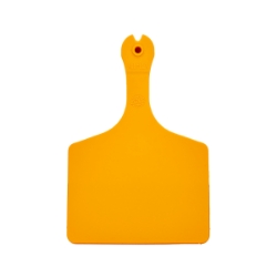 Picture of ALLFLEX  A-TAG FEEDLOT one piece LT ORANGE BLANK - 50/bag