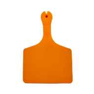 Picture of ALLFLEX  A-TAG FEEDLOT V2 one piece DK ORANGE BLANK - 50/bag