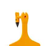 Picture of ALLFLEX  A-TAG FEEDLOT V2 one piece LIGHT ORANGE BLANK - 50/bag