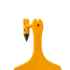 Picture of ALLFLEX  A-TAG FEEDLOT V2 one piece LT ORANGE BLANK - 50/bag