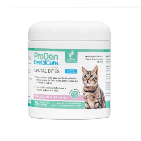Picture of ProDen DentalCare DENTAL BITES for CATS VEGGIE FLAVOUR - 85g