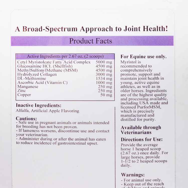 Picture of MYRISTOL EQUINE - 5lb pail