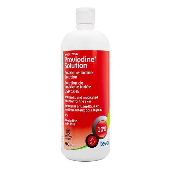 Picture of PROVIODINE 10% TOPICAL SOLUTION - 500ml 