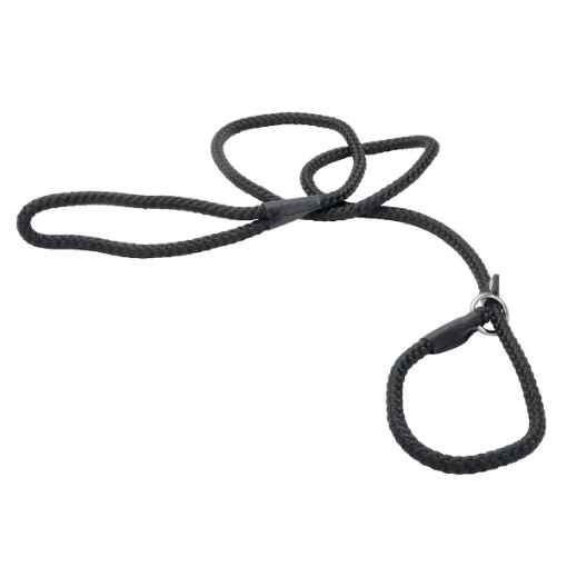Picture of LEAD CANINE COASTAL ROPE SLIP LEAD 6ft - Black