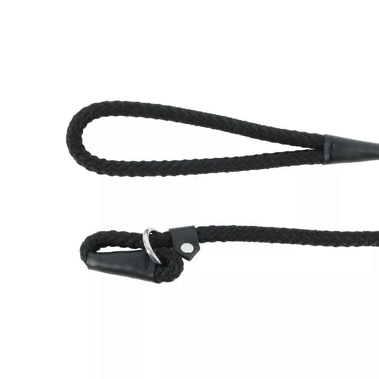 Picture of LEAD CANINE COASTAL ROPE SLIP LEAD 6ft - Black