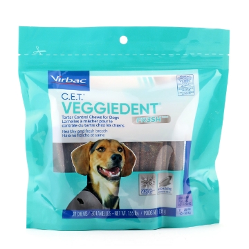 Show details for CET VEGGIEDENT FR3SH TARTAR CHEWS MEDIUM - 30s Picture of CET VEGGIEDENT FR3SH TARTAR CHEWS MEDIUM - 30s