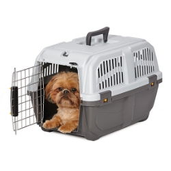 Picture of Midwest Pets SKUDO 2 (22-Inch) Airline Approved Pet Carrier | Cats & Small Dogs (7-12lbs) - 55cm x 36cm x 35cm