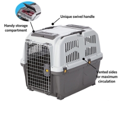 Picture of Midwest SKUDO 4 (27-inch) Airline Approved Pet Carrier | Medium Dogs (20-27lbs) - 68cm x 48cm x 51cm