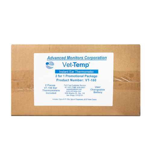 Picture of VET-TEMP EAR THERMOMETER PACK of 2 VT-155  