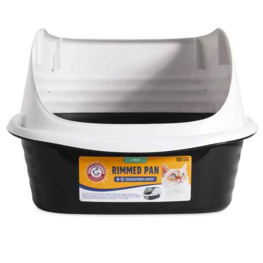 Picture of CAT LITTER BOX ARM & HAMMER Rimmed Wave Large - 18.7in x 15.5in x 10.6in