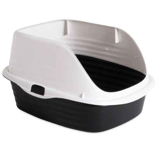 Picture of CAT LITTER BOX ARM & HAMMER Rimmed Wave Large - 18.7in x 15.5in x 10.6in