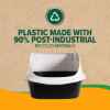 Picture of CAT LITTER BOX ARM & HAMMER Rimmed Wave Large - 18.7in x 15.5in x 10.6in